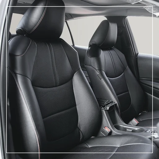 روکش صندلی تویوتا کرولا Toyota Corolla مدل نوار وسط برند ECCCO