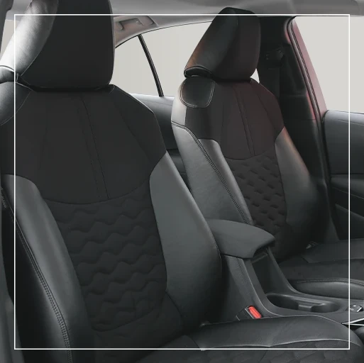 روکش صندلی تویوتا کرولا Toyota Corolla مدل سفارشی برند ECCCO
