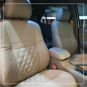 روکش صندلی تویوتا فورچونر Toyota Fortuner مدل لمسه لوزی برند ECCCO