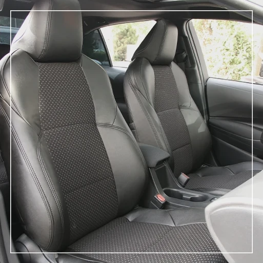 روکش صندلی تویوتا لوین Toyota Levin مدل فابریکی برند ECCCO
