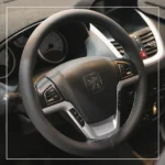 روکش فرمان دوختنی پژو 207 برند R-288) ECCCO)