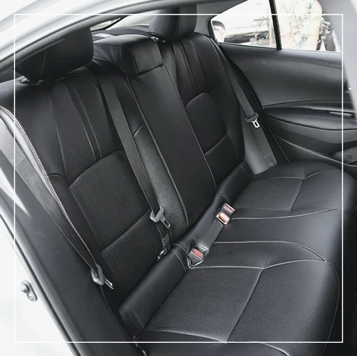 روکش صندلی تویوتا کرولا Toyota Corolla مدل نوار وسط برند ECCCO