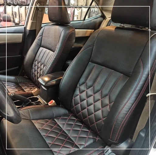 روکش صندلی تویوتا کرولا Toyota Corolla مدل سفارشی برند ECCCO