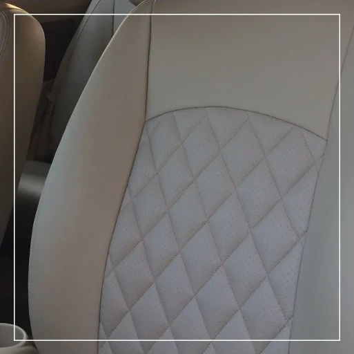 روکش صندلی ام وی ام MVM 315 مدل لمسه لوزی برند R-444) ECCCO)