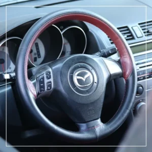 روکش فرمان دوختنی مزدا 3 Mazda برند R-506) ECCCO)