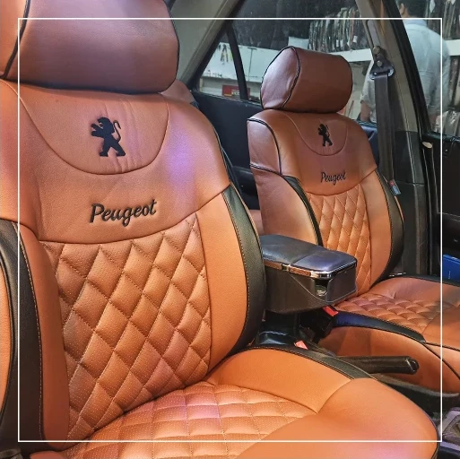 روکش صندلی پژو 405 Peugeot مدل سفارشی برند R-625) ECCCO)