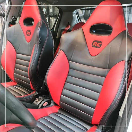 روکش صندلی پژو 206 Peugeot مدل سفارشی برند R-620) ECCCO)
