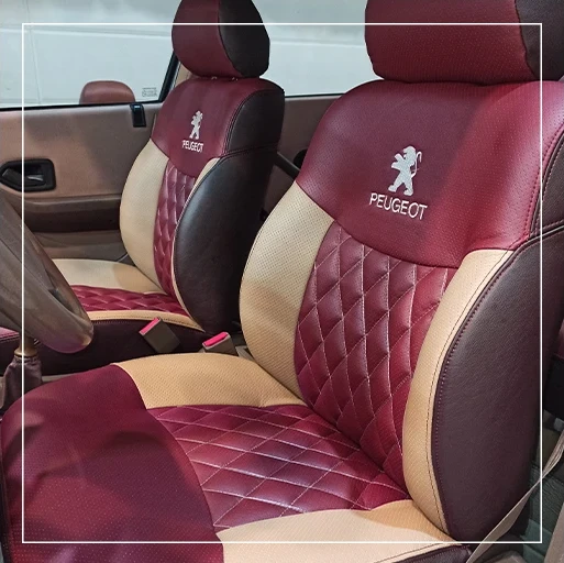 روکش صندلی پژو 405 Peugeot مدل سفارشی برند R-624) ECCCO)