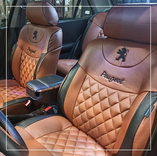 روکش صندلی پژو 405 Peugeot مدل سفارشی برند R-625) ECCCO)