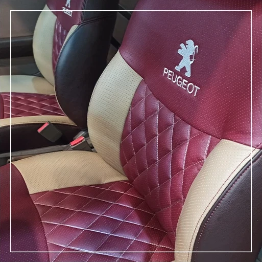 روکش صندلی پژو 405 Peugeot مدل سفارشی برند R-624) ECCCO)