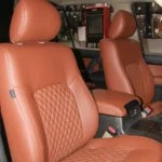 روکش صندلی تویوتا لندکروز Toyota مدل لمسه لوزی برند R-579) ECCCO)