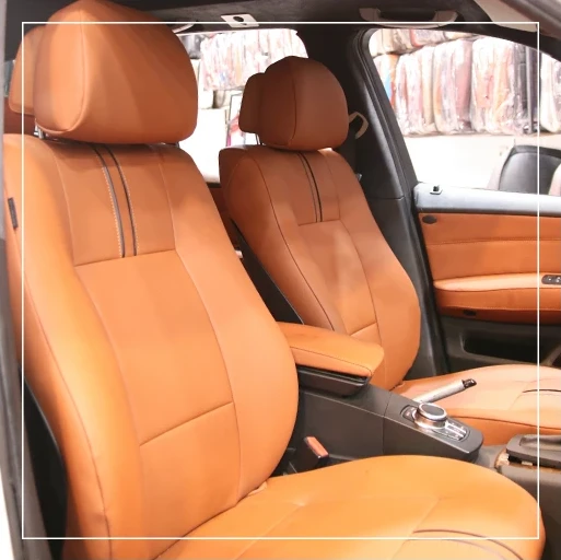روکش صندلی بی ام و BMW X3 مدل نوار وسط برند R-855) ECCCO)