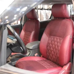 روکش صندلی تویوتا هایلوکس Toyota مدل لمسه لوزی برند R-910) ECCCO)