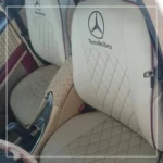 روکش صندلی بنز Benz E240 مدل لمسه لوزی+گلدوزی برند R-836) ECCCO)