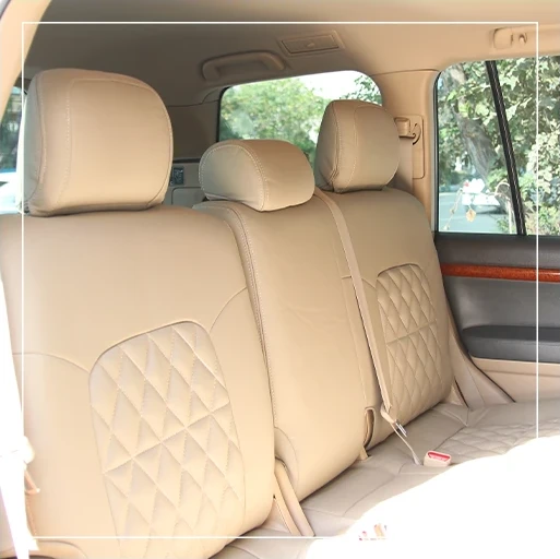 روکش صندلی تویوتا لندکروز Toyota مدل لمسه لوزی برند R-927) ECCCO)