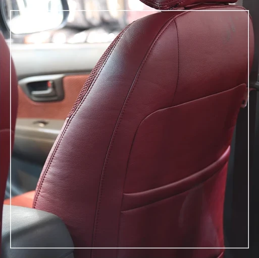 روکش صندلی تویوتا هایلوکس Toyota مدل لمسه لوزی برند R-910) ECCCO)