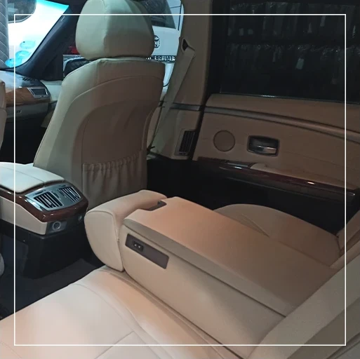 روکش صندلی بی ام و BMW 730Li مدل فابریکی برند R-853) ECCCO)