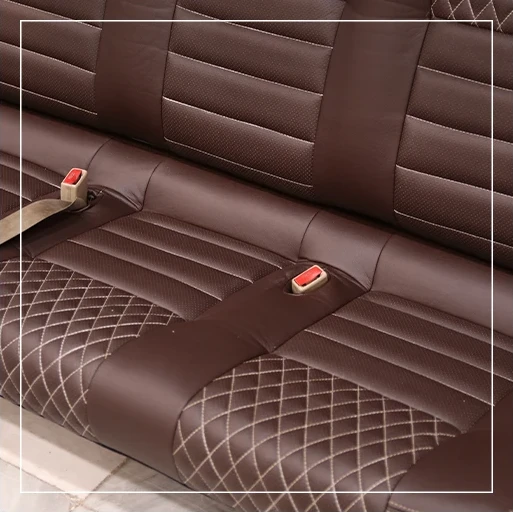 روکش صندلی تویوتا لندکروز Toyota مدل بالا لمسه لوزی برند R-921) ECCCO)