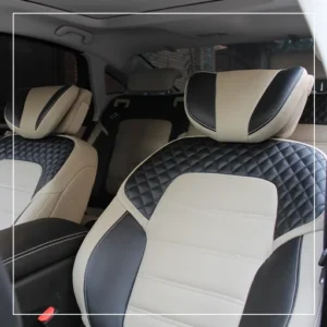 روکش صندلی رنو تالیسمان Renault مدل بالا لمسه لوزی برند R-1110) ECCCO)