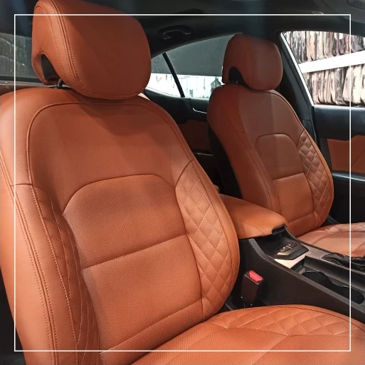 روکش صندلی کیا کادنزا KIA مدل سفارشی برند R-1256) ECCCO)