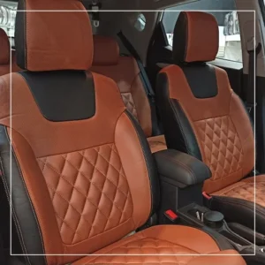 روکش صندلی جک JAC S3 مدل لمسه لوزی برند R-1005) ECCCO)