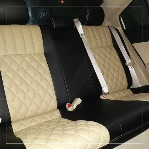 روکش صندلی تویوتا یاریس Toyota مدل سفارشی برند R-965) ECCCO)