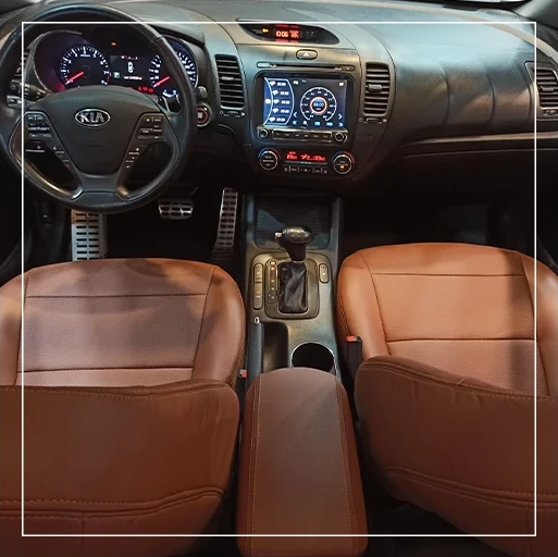 روکش صندلی کیا سراتو KIA مدل فابریکی برند R-1269) ECCCO)