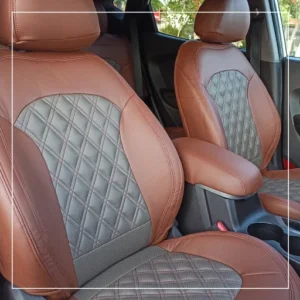 روکش صندلی هیوندای توسان Hyundai ix35 مدل لوزی دو خط برند R-1523) ECCCO)