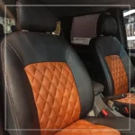 روکش صندلی لندمارک V7 مدل لمسه لوزی برند R-1350) ECCCO)