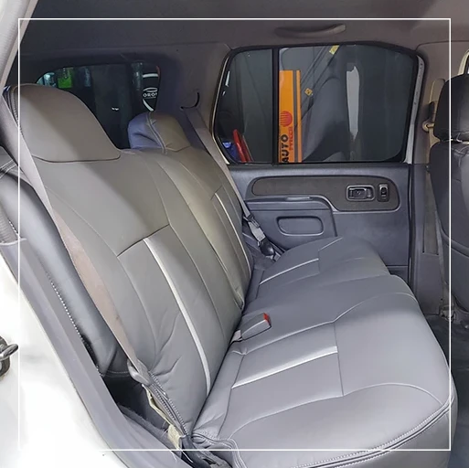 روکش صندلی نیسان رونیز Nissan مدل نوار وسط برند R-1404) ECCCO)