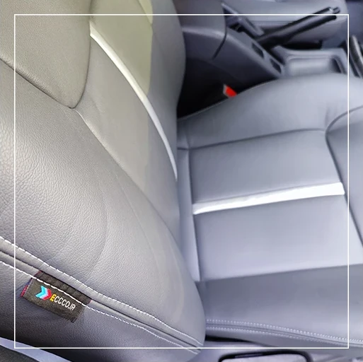 روکش صندلی نیسان رونیز Nissan مدل نوار وسط برند R-1404) ECCCO)